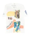 Bode Collage Printed Cotton-jersey T-shirt In White