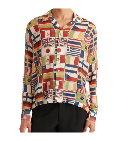 Bode International Shirt In Blue