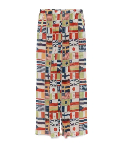 Bode International Trousers In Multi