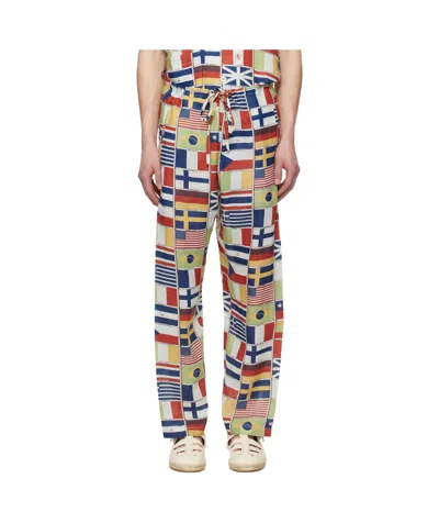 Bode International Trousers In Multi-color