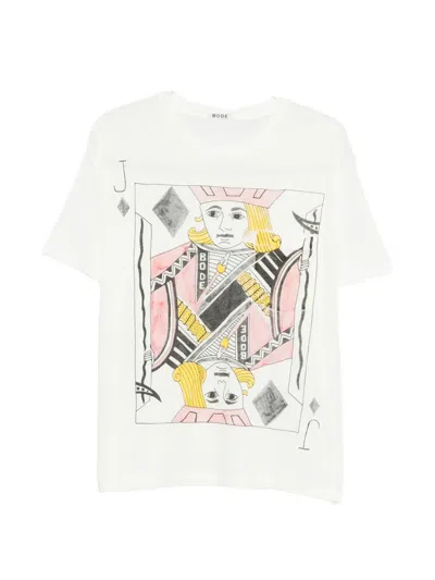 Bode Jack Diamonds Pocket T-shirt In Multi