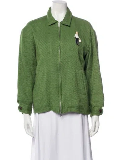 Pre-owned Bode Jacket In Green