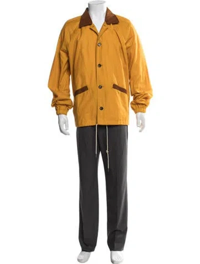 Pre-owned Bode Jacket In Yellow
