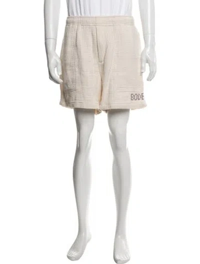 Pre-owned Bode Jogger Shorts In Neutrals