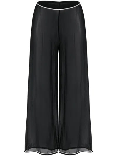 BODE JUANA SHEER SILK TROUSERS