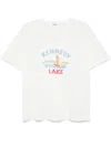 Bode Kennedy Lake-print T-shirt In Weiss