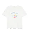 Bode Kennedy Lake-print T-shirt In White