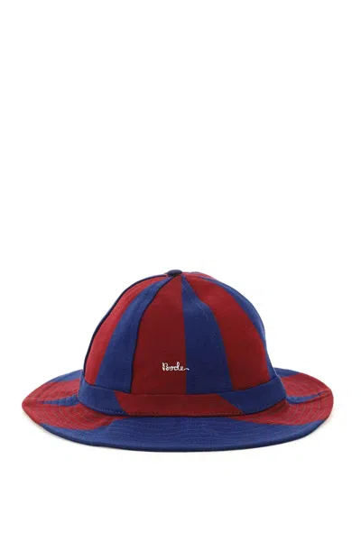 Bode Stripe-print Bucket Hat In Mixed Colours