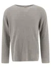 Bode Ribbed Knitwear With Textured Appearance In Gray