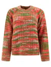Bode Prismatic Sweater In Green