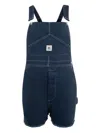 Bode Knolly Brook Overall Short In Blue