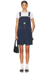 Bode Knolly Brook Overall Short In Dark Navy