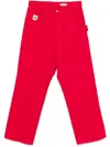 Bode Knolly Brook Trousers In Rot