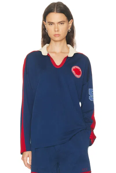 Bode Lakewood Polo In Blue