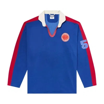 Pre-owned Bode Lakewood Polo Shirt 'blue' | Men's Size M