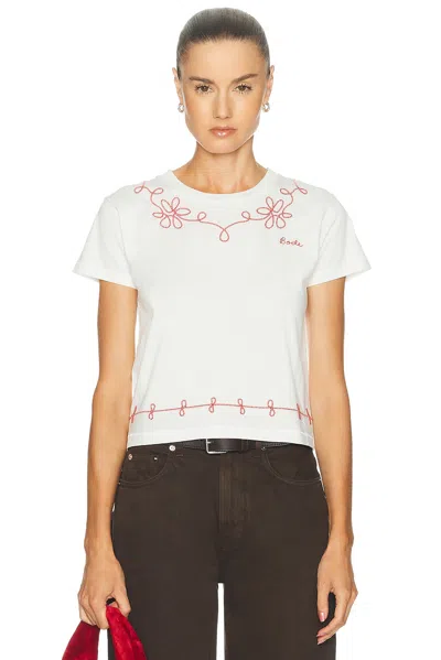 Bode Lasso Tee In Cream