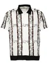 Bode Lattice Sprig Short-sleeved Shirt In White
