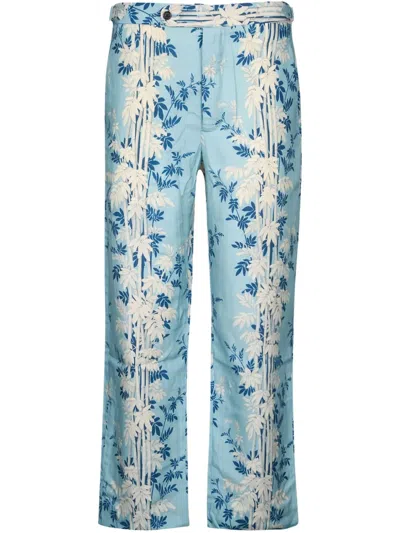 BODE LEAF-PRINT TROUSERS