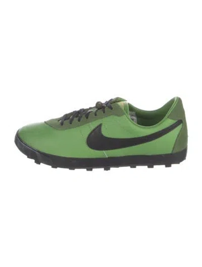 Pre-owned Bode Leather Athletic Sneakers In Green