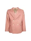 Bode Double-breasted Linen Jacket