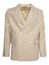Bode Linen Double-breasted Blazer