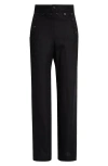 Bode Linen Sailor Trousers In Black