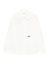 Bode Logo-print Shirt In White