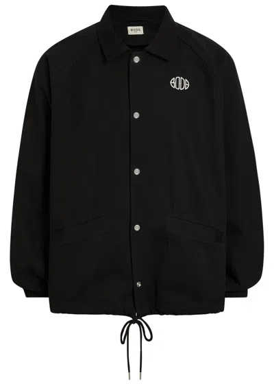 Bode Logo-embroidered Cotton-twill Track Jacket In Multi