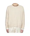 Bode Off-white Meringue Cardigan