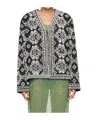 Bode Black Beaded Baroque Jacket