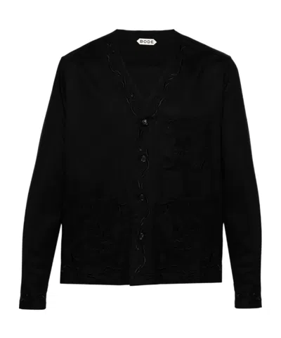 Bode Long Sleeve Shirt In Black