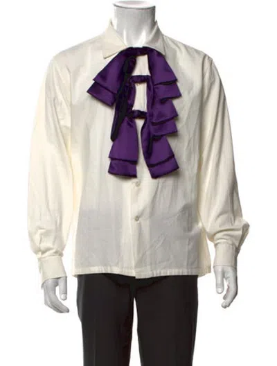 Pre-owned Bode Long Sleeve Shirt In Neutrals