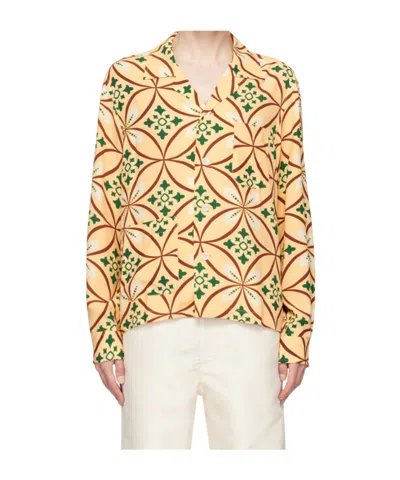 Bode Yellow Greer Shirt In Ylmlt