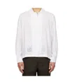 Bode Belvoir Broderie Anglaise Linen Shirt In White