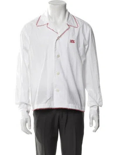 Pre-owned Bode Long Sleeve Shirt In White