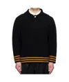 Bode Long Sleeve Sweater In Black
