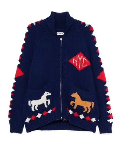 BODE LONG-SLEEVED KNITTED CARDIGAN
