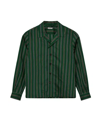 Bode Long-sleeved Shirt In Green