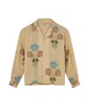 Bode Long-sleeved Shirt In Nude
