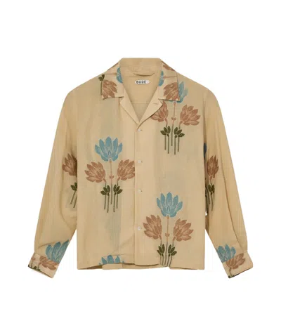 Bode Long-sleeved Shirt In Nude