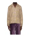 Bode Taupe Sweet Pine Shirt In Taupe