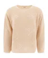 Bode Textured Knitwear In Nude