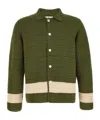 Bode Green Crochet Marsh Shirt In Multi