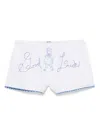 Bode Lucky Baby Shorts In White