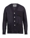 Bode Man Shirt Midnight Blue Size S/m Cotton
