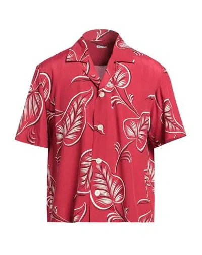 Bode Man Shirt Red Size L Viscose