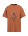 Bode Man T-shirt Rust Size L Cotton In Red