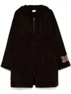 Bode Brown Sideline Coat In Brown