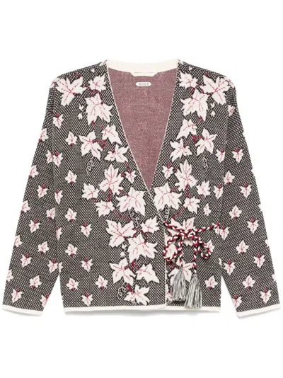 BODE MAPLE-JACQUARD CARDIGAN