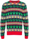 Bode Marin Patterned-jacquard Jumper In Green
